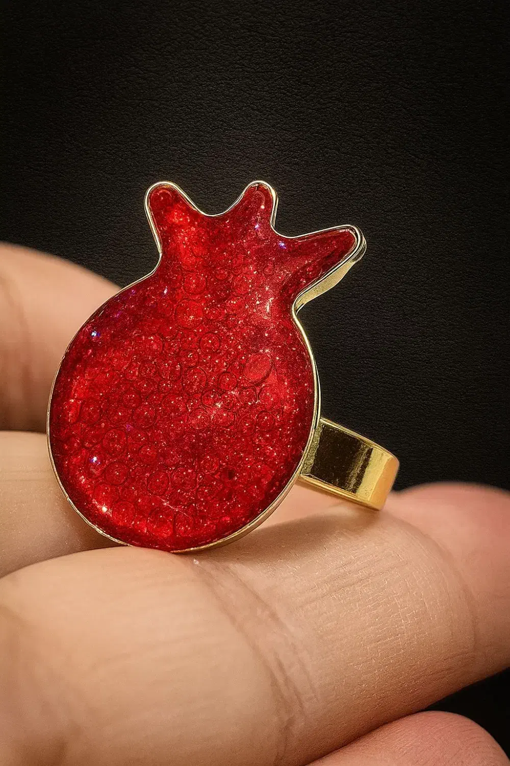 گردنبند ، ست کامل ، انگشتر طرح یلدا و انار|بدلیجات|کرمان, |دیوار