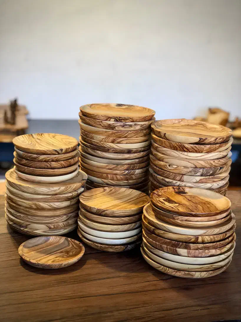 پیاله و پیشدستی چوبی|ظروف سرو و پذیرایی|تهران, شوش|دیوار