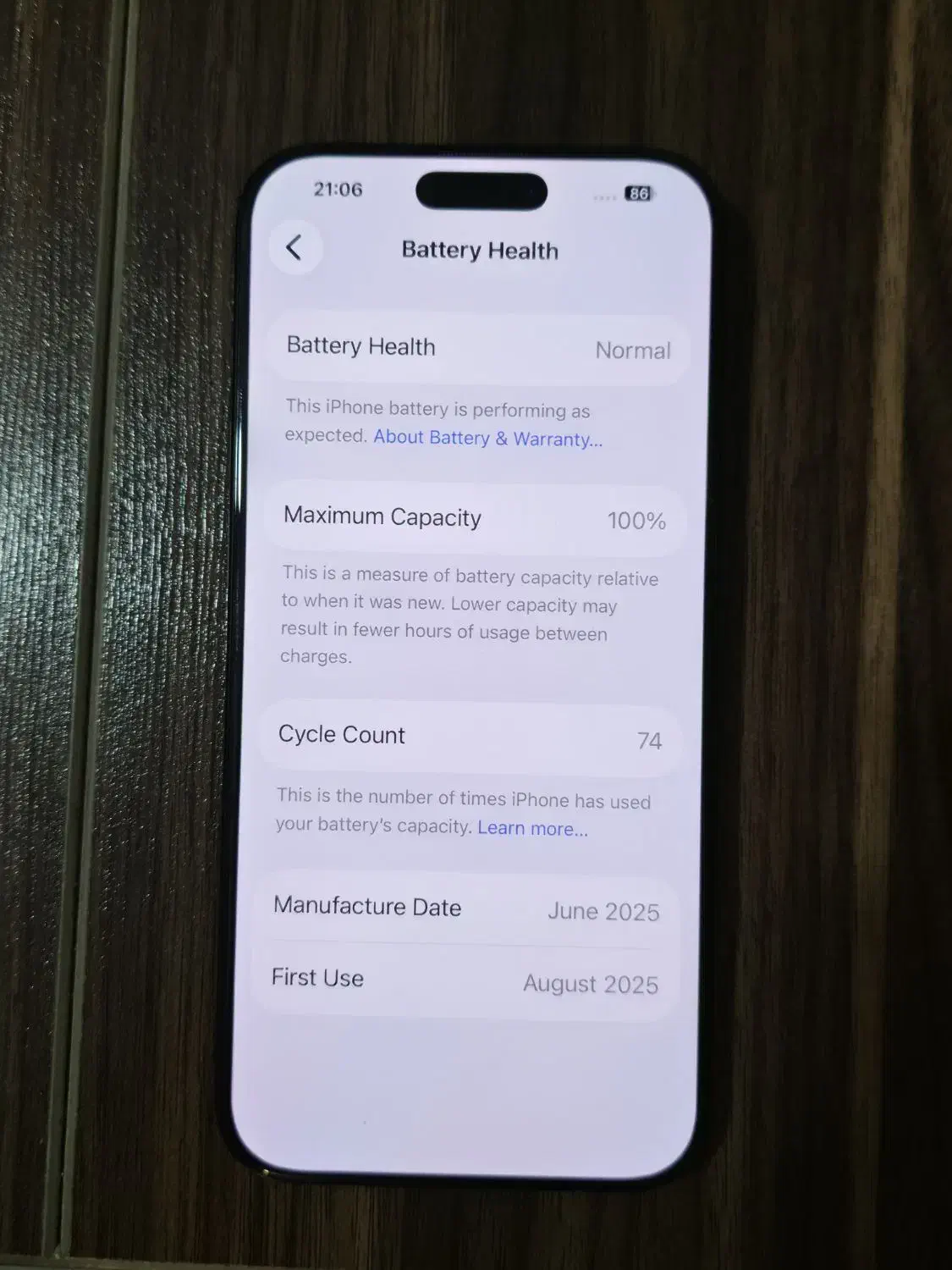 آیفون ۱۶ پرومکس مشکی در حد نو zaa|موبایل|سنندج, |دیوار