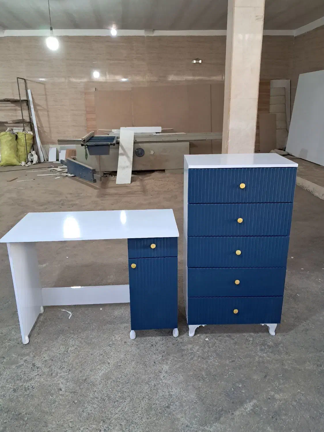 دراور میز تحریر سرمه ای|میز تحریر و کامپیوتر|مشکیندشت, |دیوار