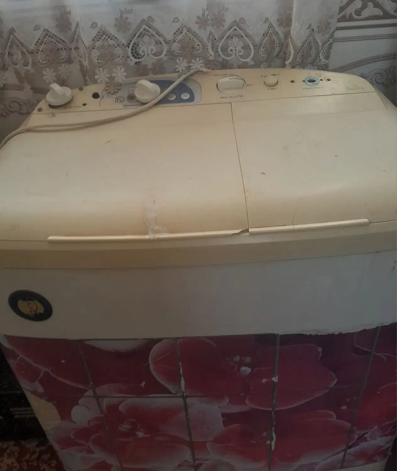 ماشین لباسشویی دوقلو  سالم هم خشک کن وهم لباسشویی|ماشین لباسشویی و خشک‌کن لباس|فریمان, |دیوار