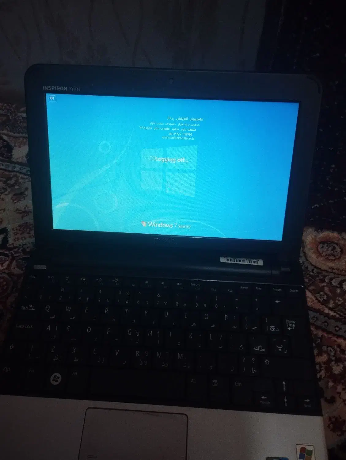 مینی لپ تاپ برند دل امریکایی رنگ سال مناسب|رایانه همراه|مشهد, سرافرازان|دیوار