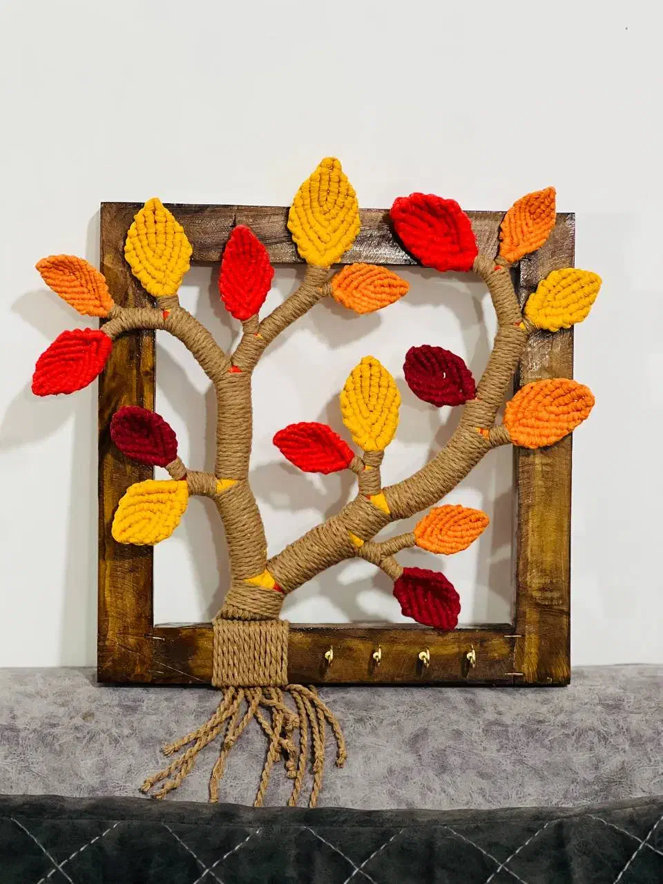 جاکلیدی شاخ و برگ خاص|صنایع دستی و سایر لوازم تزئینی|الوند, |دیوار