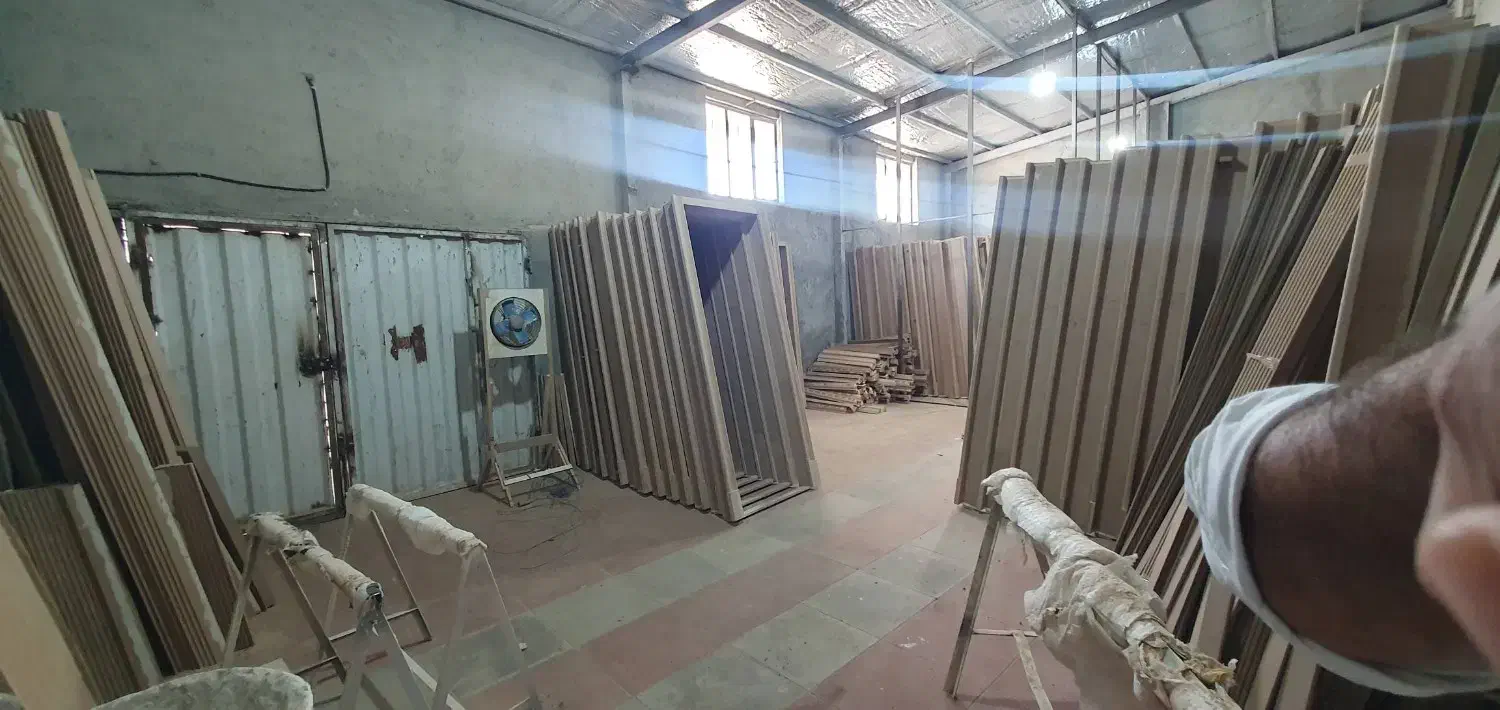 ۹۵متر سالن با دهنه ۷ و ارتفاع ۵**تخلیه**کرشت|اجارهٔ دفتر صنعتی، کشاورزی، تجاری|پردیس, فاز ۶|دیوار