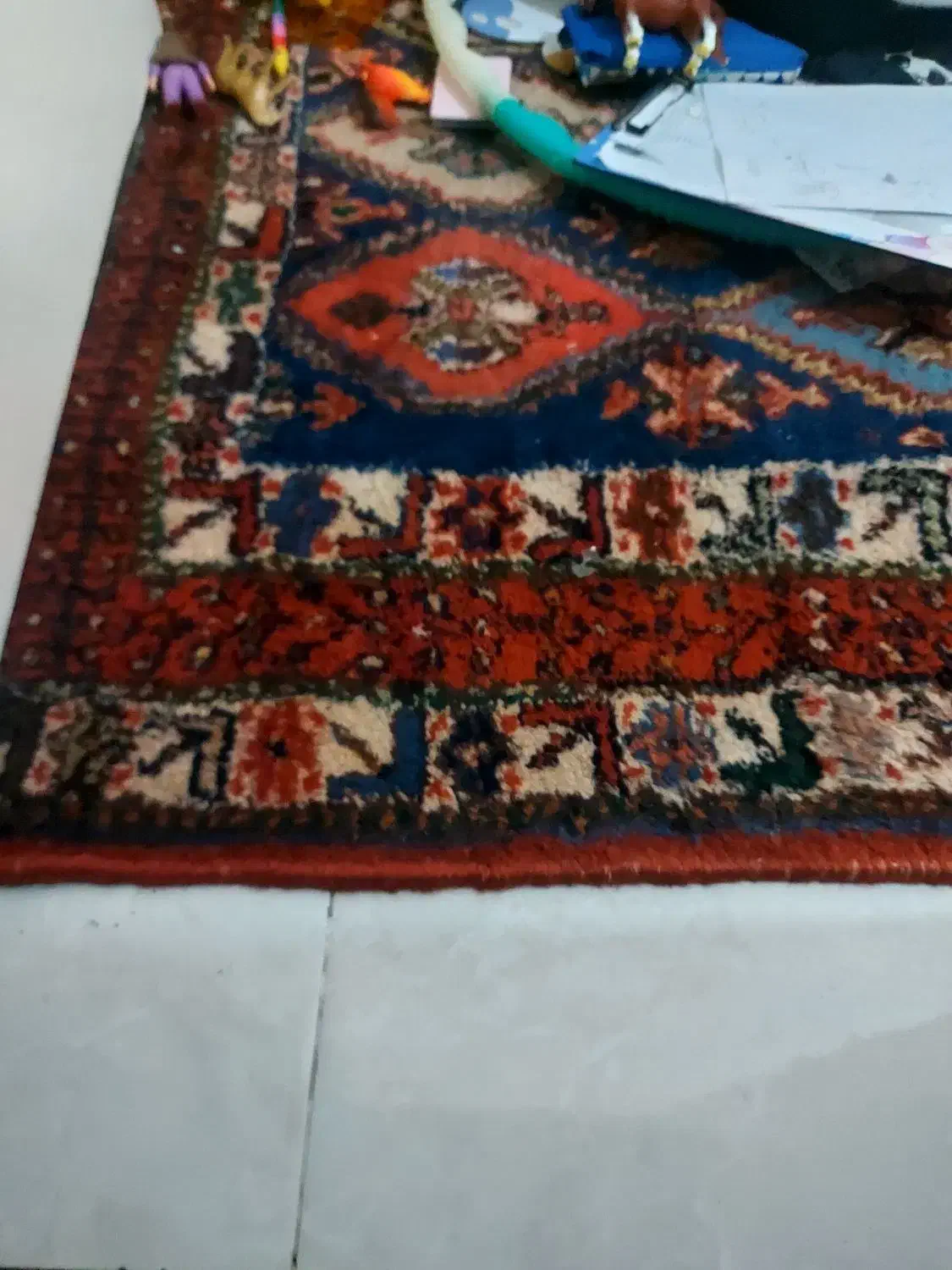 فرش ۵ متری دستباف تمام پشم رنگ ثابت|فرش|بندرعباس, |دیوار