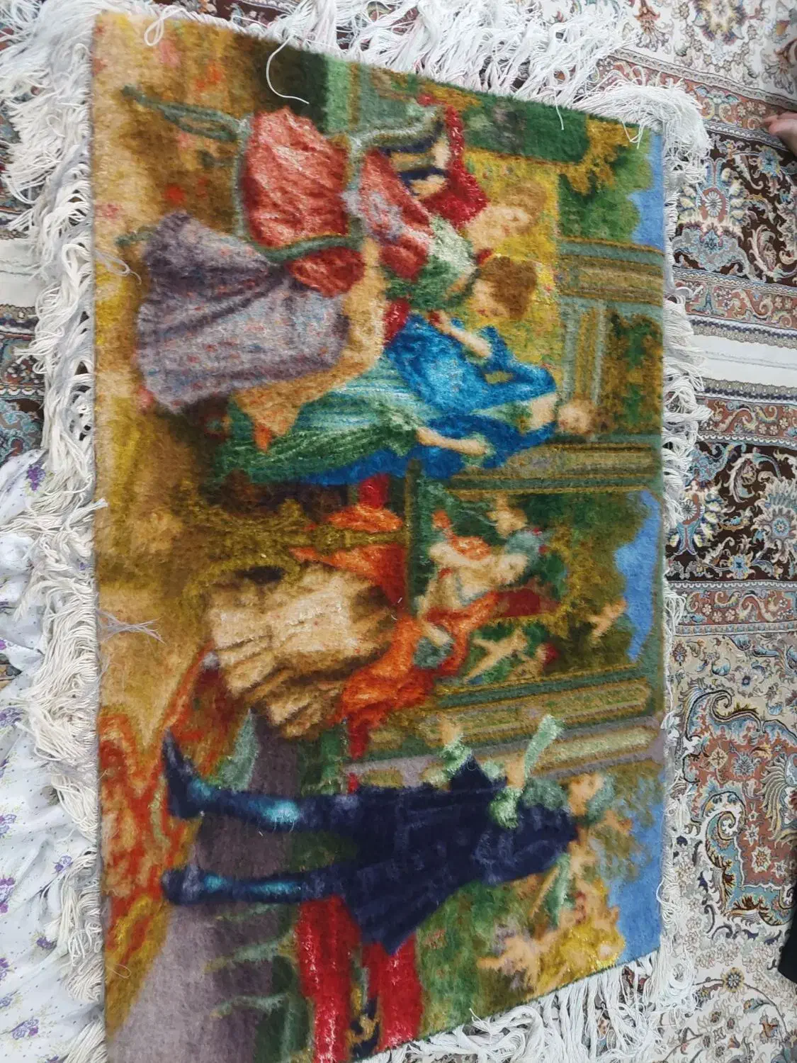 تابلو فرش دست بافت|تابلو فرش|تهران, کیانشهر|دیوار