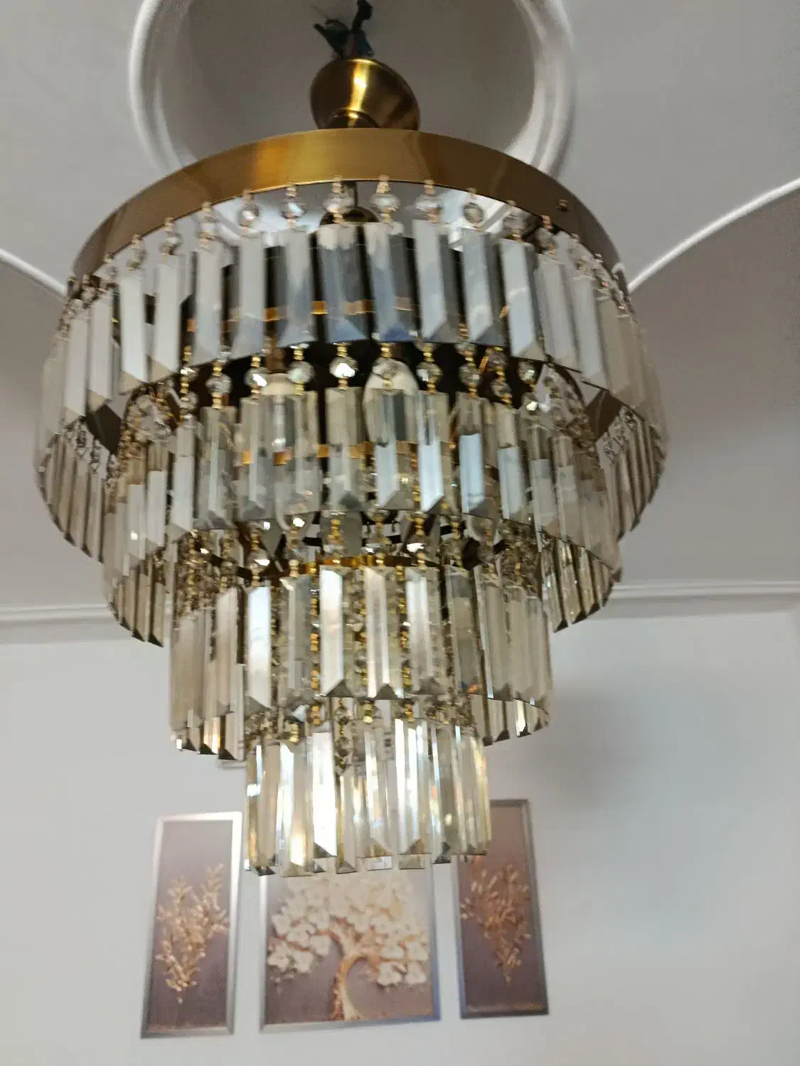 لوستر کاردی شامپاینی|لوستر و چراغ آویز|ری, اقدسیه|دیوار