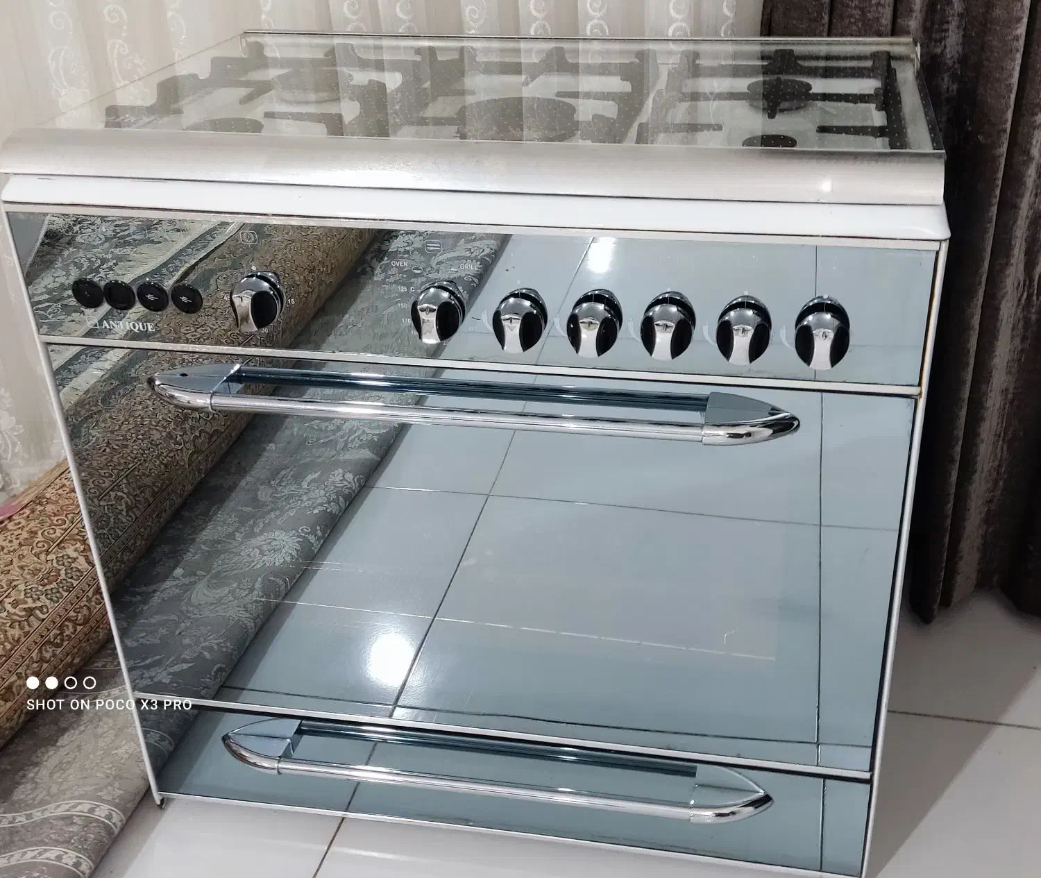 گاز پنج شعله فر دار در حد نو|اجاق گاز و لوازم برقی پخت‌وپز|فریمان, |دیوار