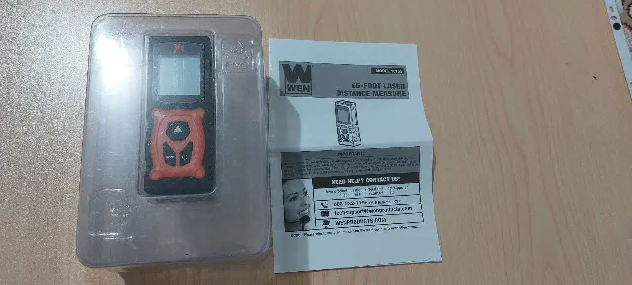 مترلیزری‌ مارکwenمدل10165کاملانوباضمانت|ابزارآلات|مهاباد (آذربایجان غربی), |دیوار