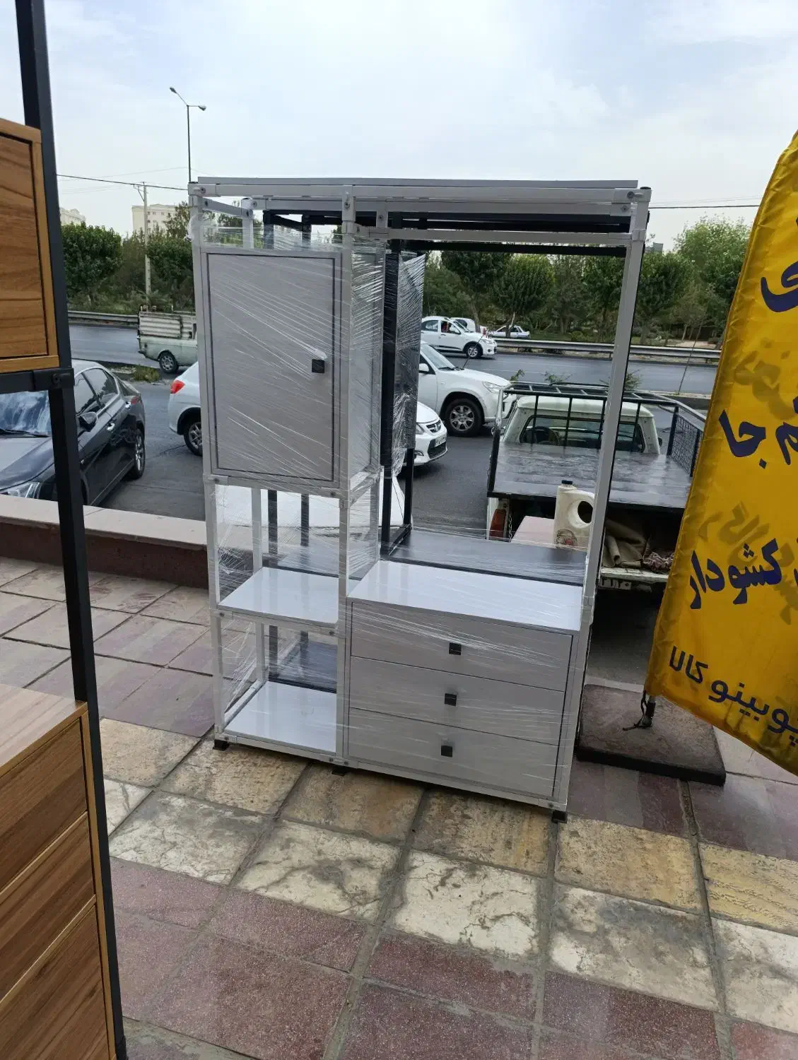 رگال باکس دار کشویی|کتابخانه، شلف، قفسههای دیواری|چهاردانگه (تهران), |دیوار