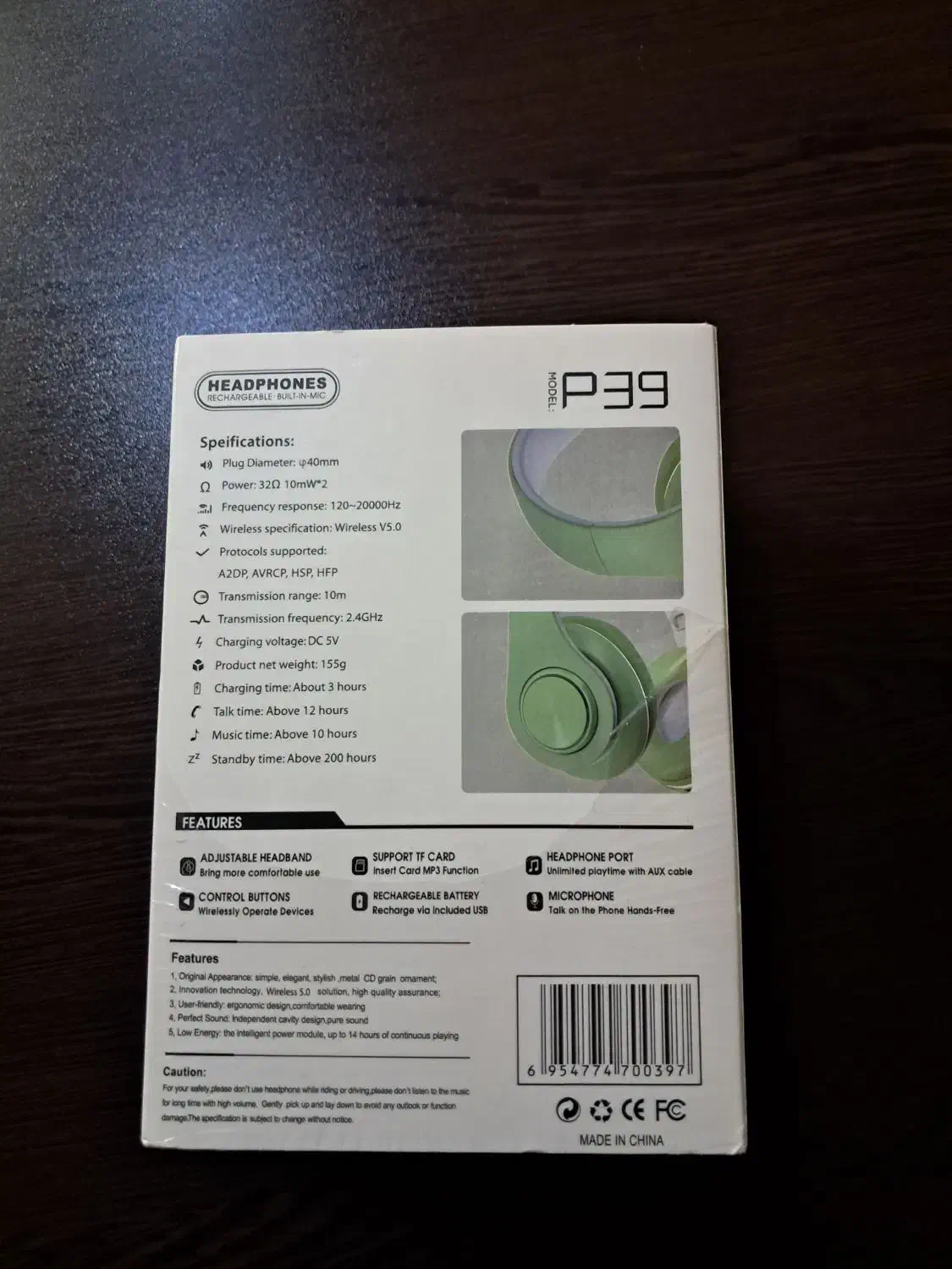 هدفون بلوتوثی p39|لوازم جانبی موبایل و تبلت|اصفهان, چشمه باقرخان|دیوار