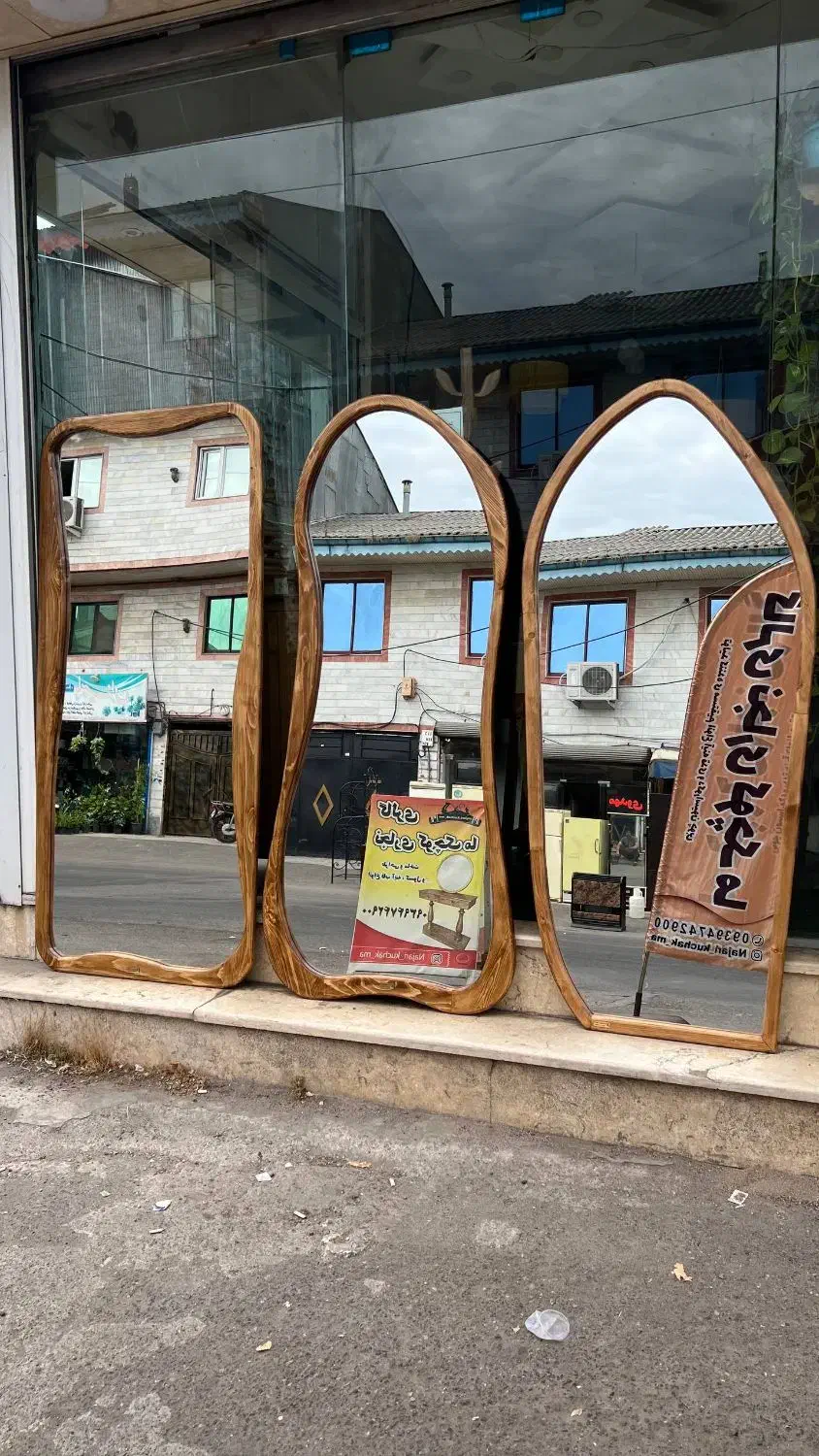 آینه قدی طرح صخره، سایز ۸۰×۱۸۰|آینه|رشت, پیرکلاچای|دیوار