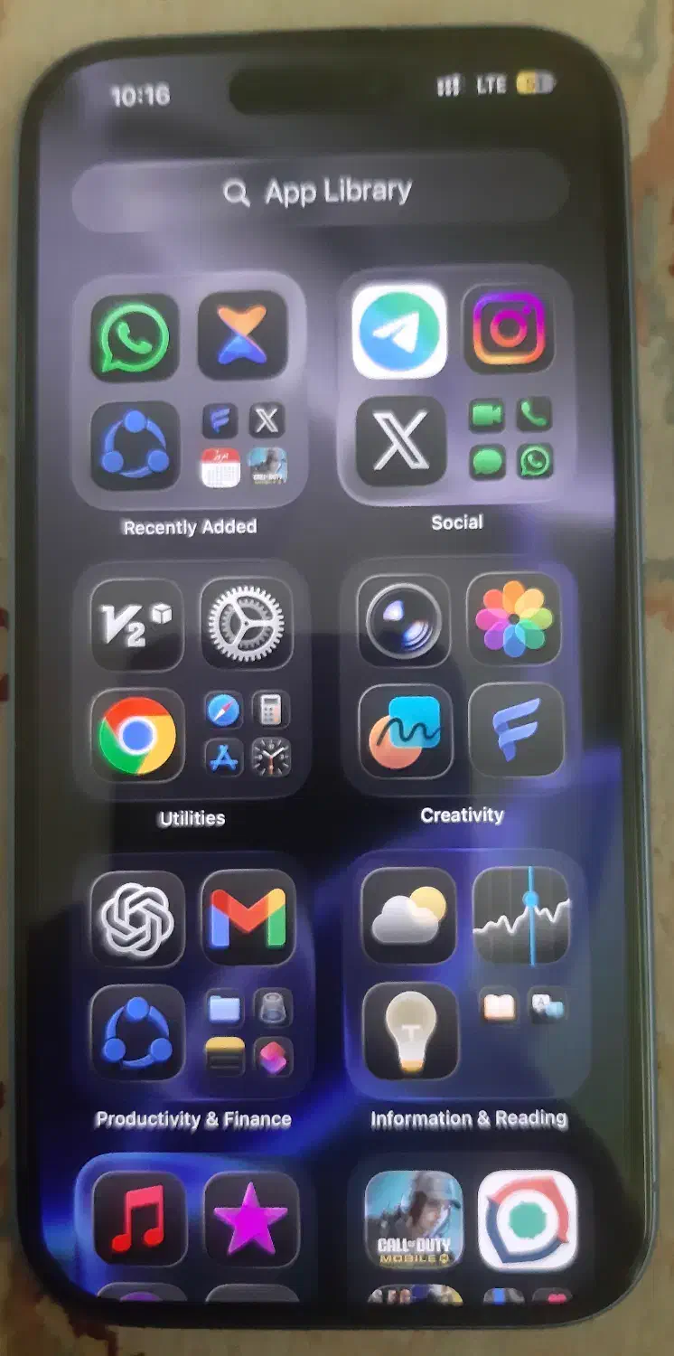 آیفون ۱۶ نرمال با ریجستر|موبایل|ری, اقدسیه|دیوار