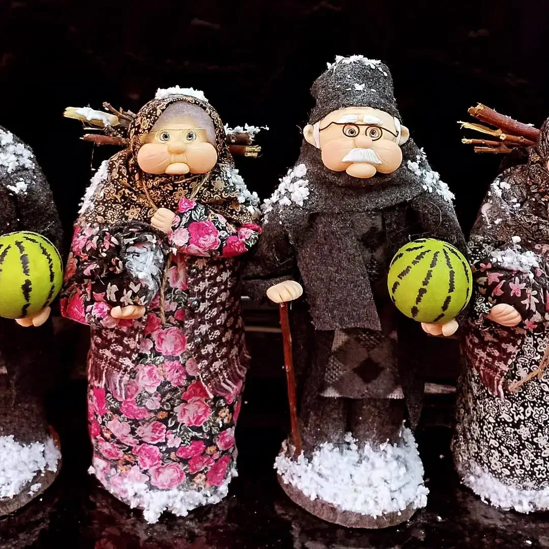 گیفت یلدا (ننه سرما،آدم برفی )|صنایع دستی و سایر لوازم تزئینی|تبریز, |دیوار