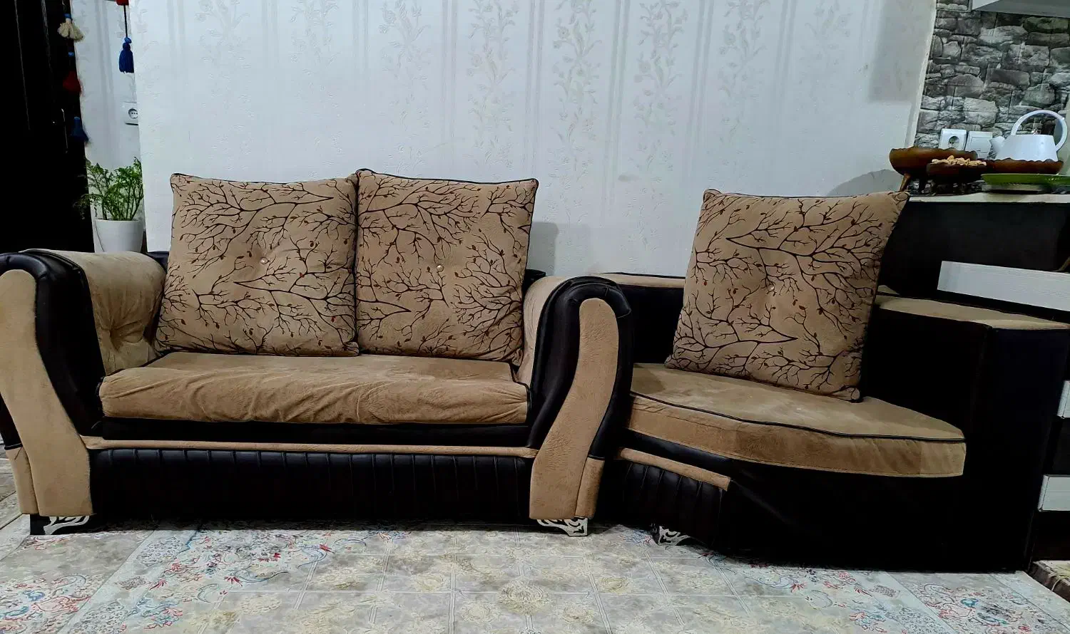 مبل راحتی ال|مبلمان خانگی و میز عسلی|بروجن, |دیوار