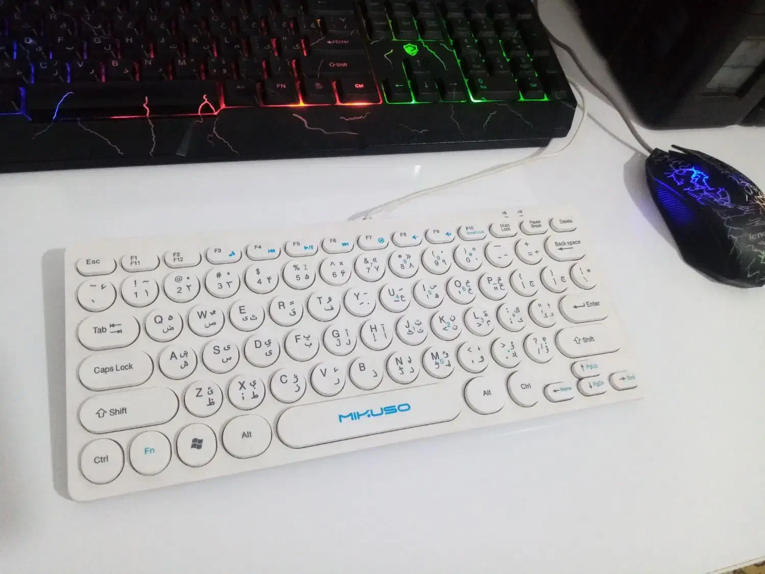 کیبورد mikuso در حد|قطعات و لوازم جانبی رایانه|مهاباد (آذربایجان غربی), |دیوار