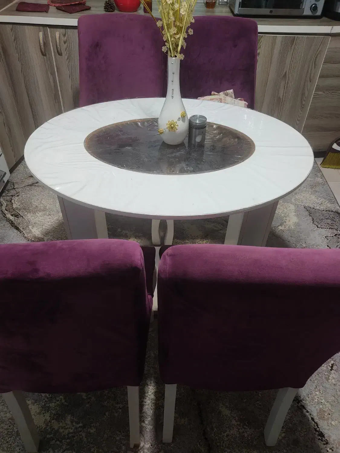 میز غذا خوری|میز و صندلی غذاخوری|ابهر, |دیوار