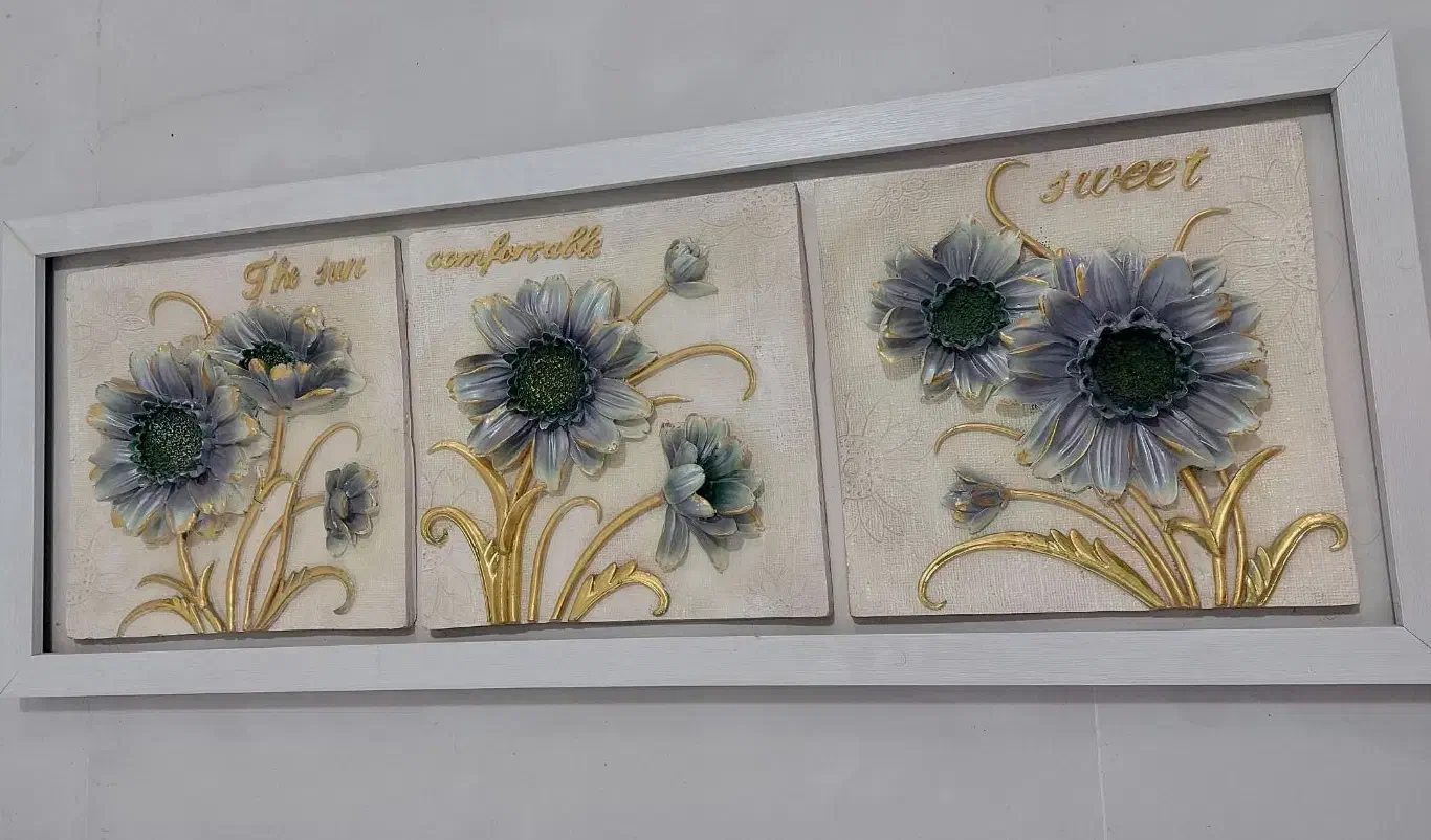 تابلو گل‌ برجسته|تابلو، نقاشی، عکس|یزد, |دیوار