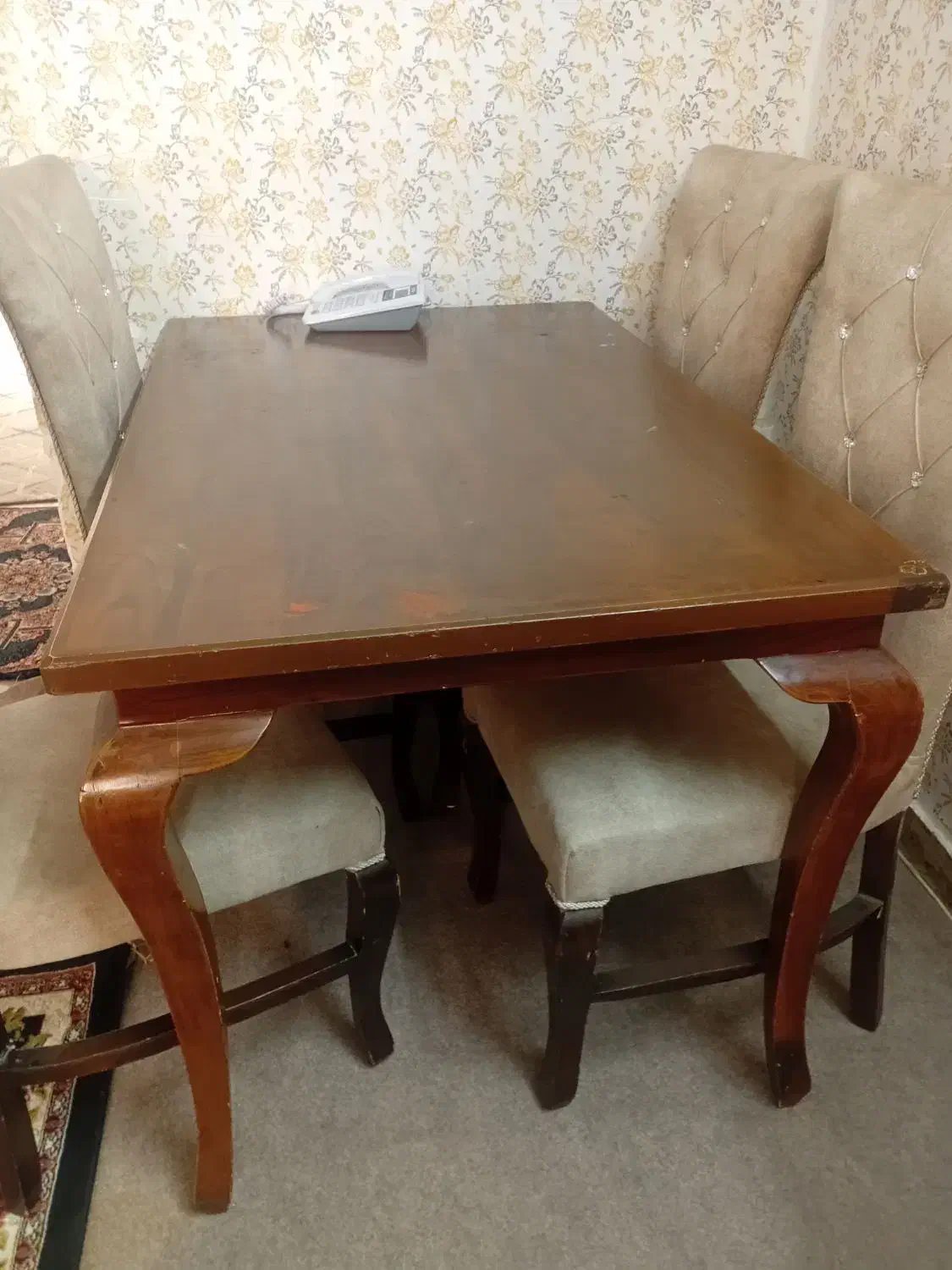 میز غذا خوری چهار نفره|میز و صندلی غذاخوری|قرچک, باقرآباد|دیوار