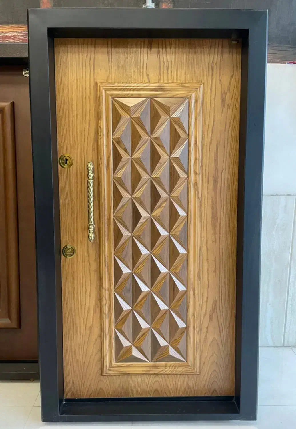 درب ضد سرقت بلوط نرده شیشه ای، کرکره برقی کد M203|مصالح و تجهیزات ساختمان|رویان, |دیوار