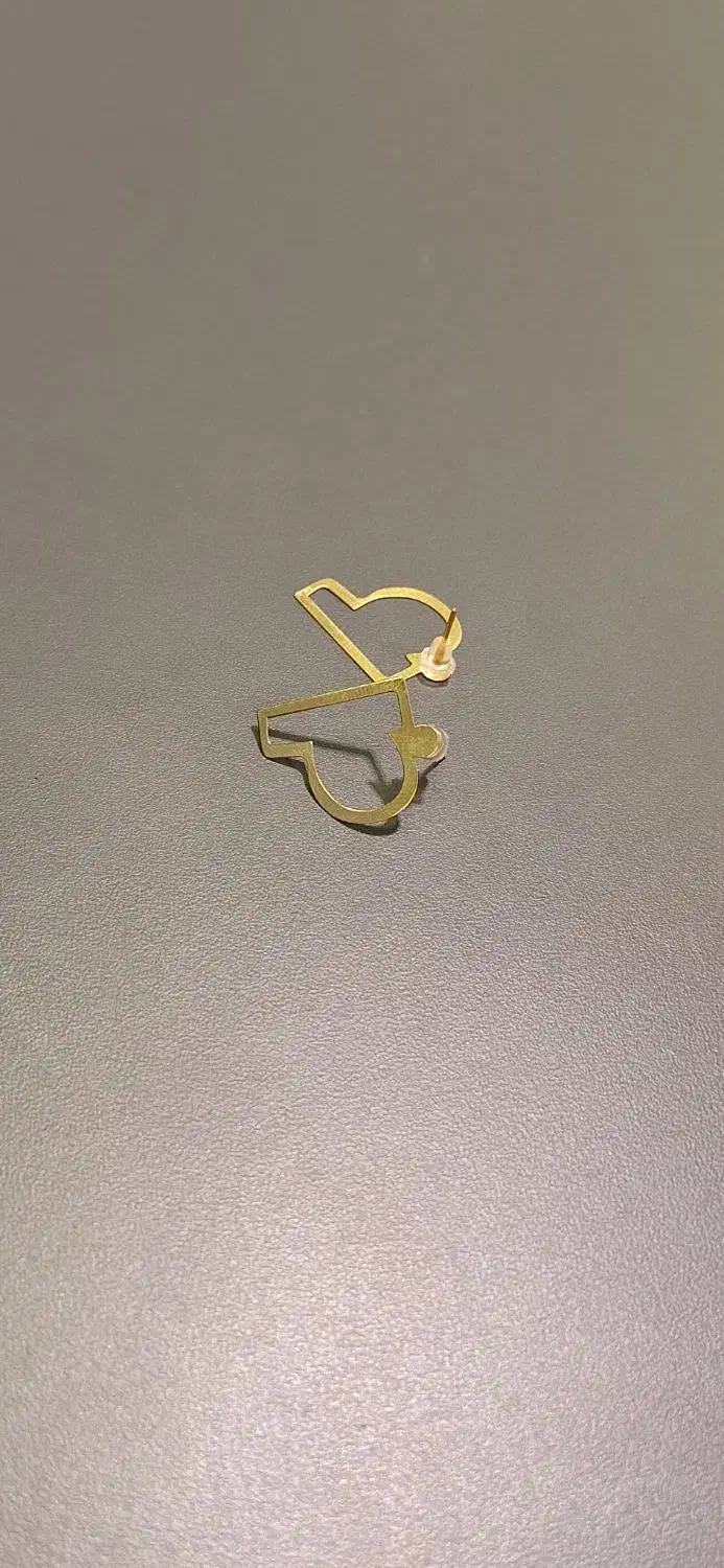 گوشواره طلا P پلاک طلا اول اسم شخصی ساز|جواهرات|تهران, مدائن|دیوار