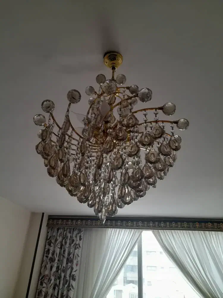 لوستر|لوستر و چراغ آویز|ابریشم, |دیوار