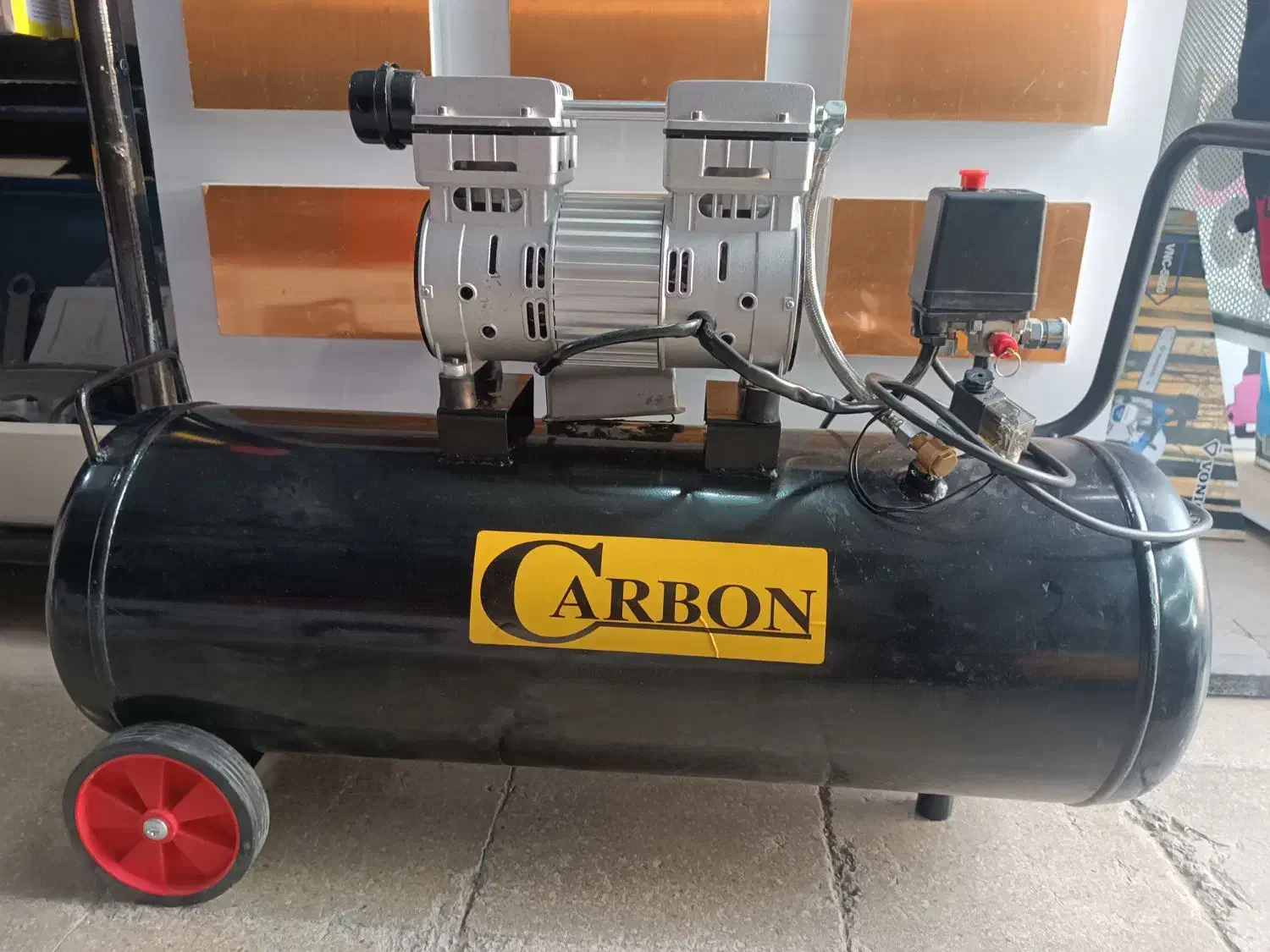 کمپرسور باد 100 لیتری تانکرباد CARBON|ماشینآلات صنعتی|ایلام, |دیوار