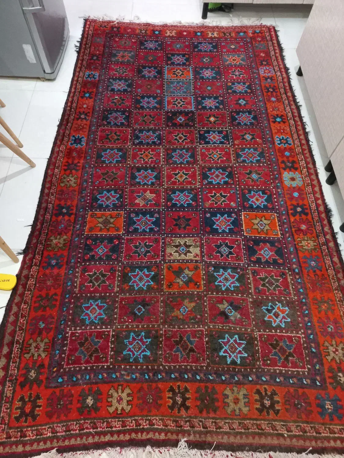 فرش دستباف خشتی بختیاری|فرش|بندرعباس, |دیوار