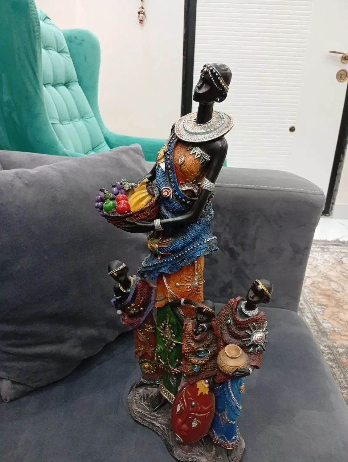 مجسمه آفریقایی|مجسمه، تندیس، ماکت|تهران, جیحون|دیوار