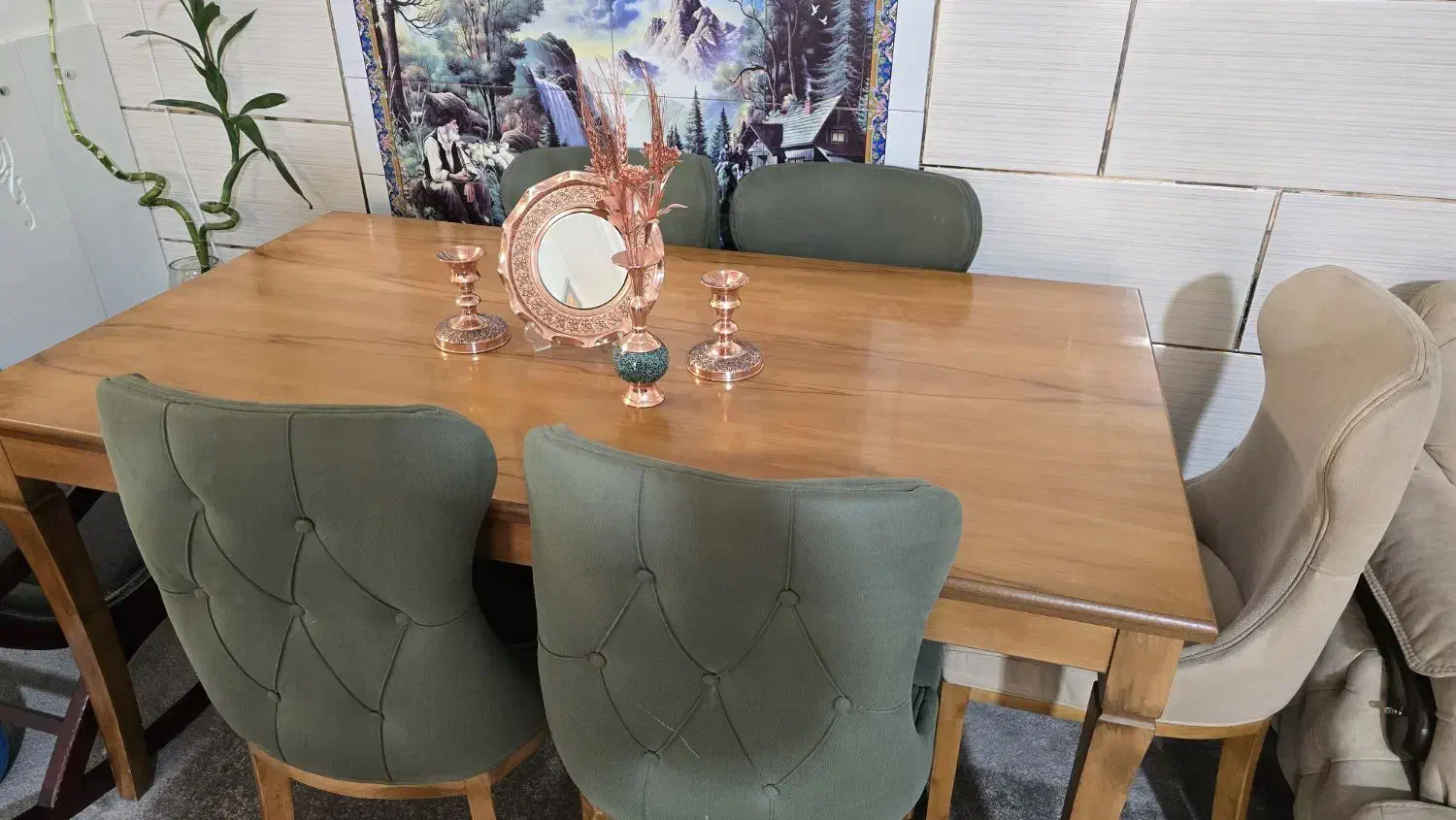 میز ناهارخوری|میز و صندلی غذاخوری|فسا, |دیوار