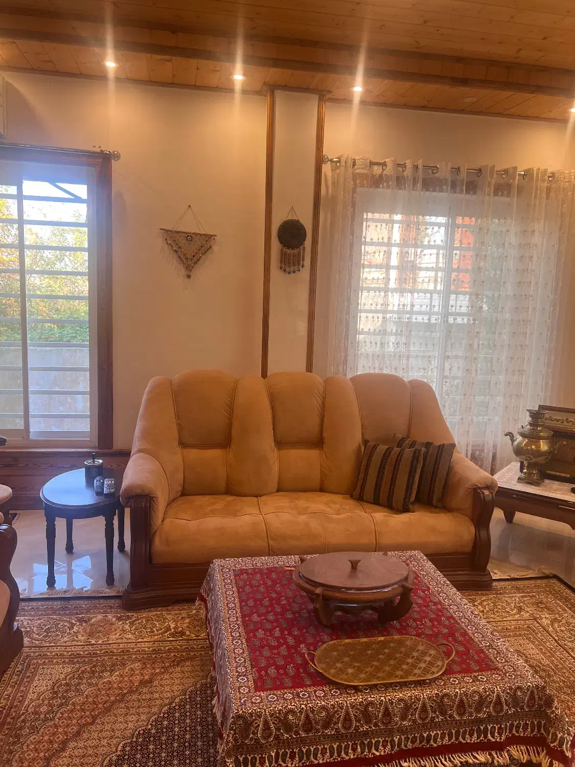 یک دست مبل هفت نفره|مبلمان خانگی و میز عسلی|رویان, |دیوار