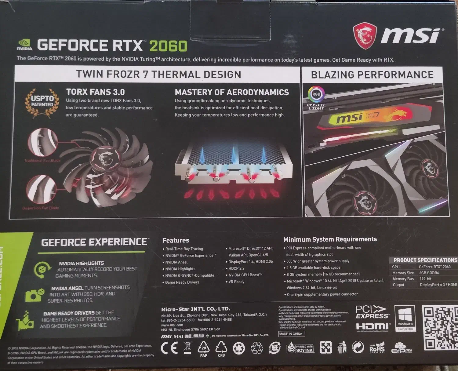 فروش کارت گرافیک در حد نو rtx 2060 gaming|قطعات و لوازم جانبی رایانه|میانه, |دیوار