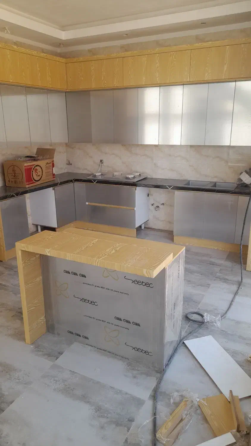 کابینت طوسی قهوه ای|مصالح و تجهیزات ساختمان|رودهن, |دیوار