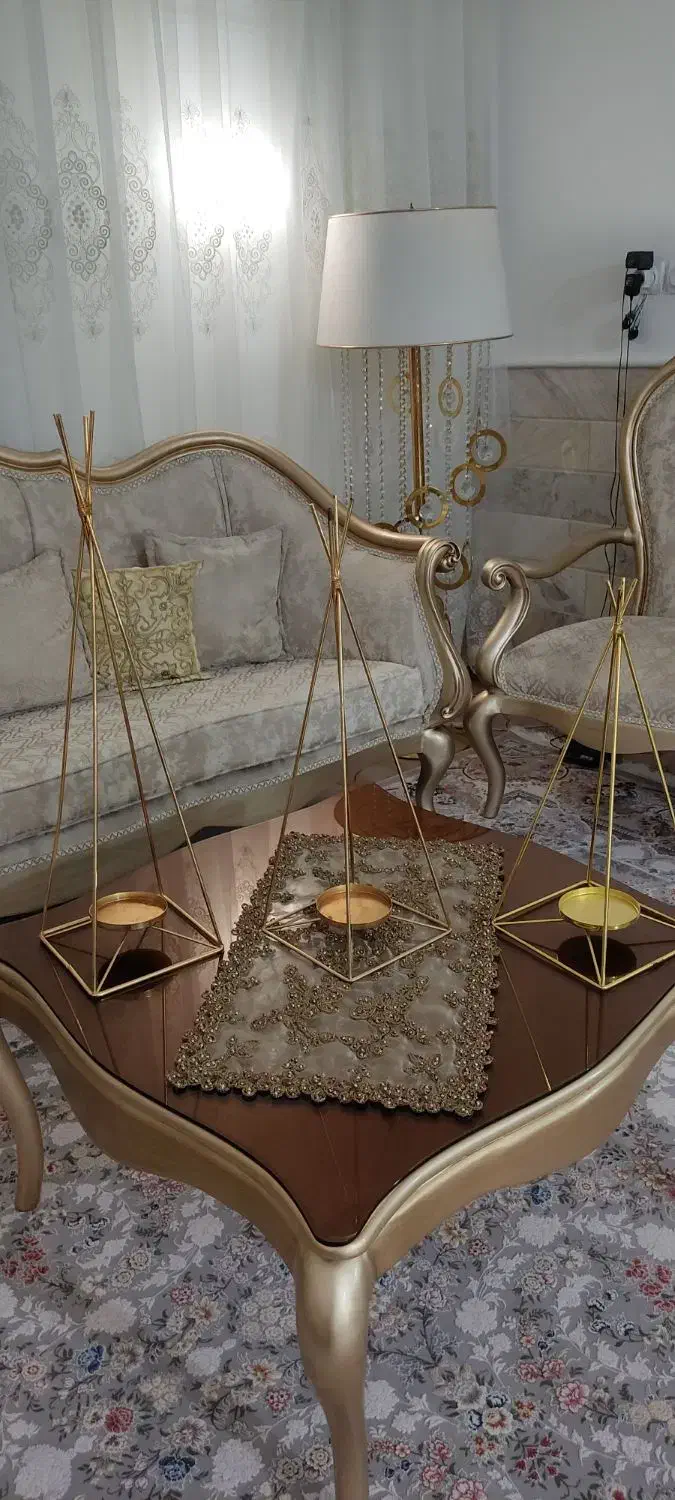 جا شمعی کنار سالنی|صنایع دستی و سایر لوازم تزئینی|قم, دروازه چوبی|دیوار