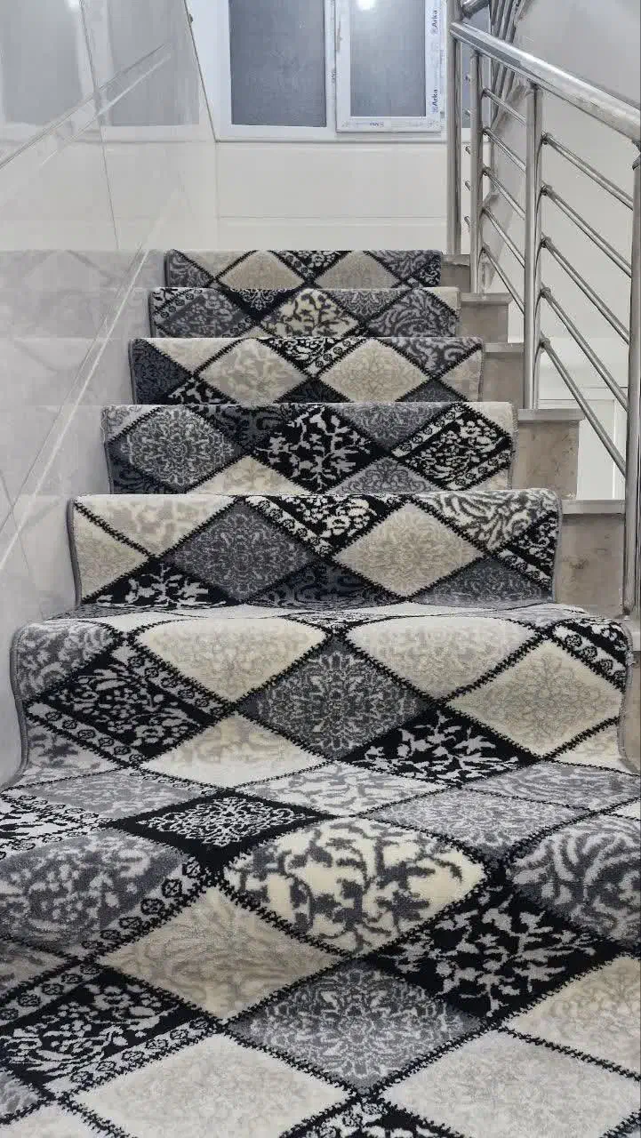 گبه لوزی طوسی مشکی فرش بزرگمهر|فرش|قم, زند آباد|دیوار