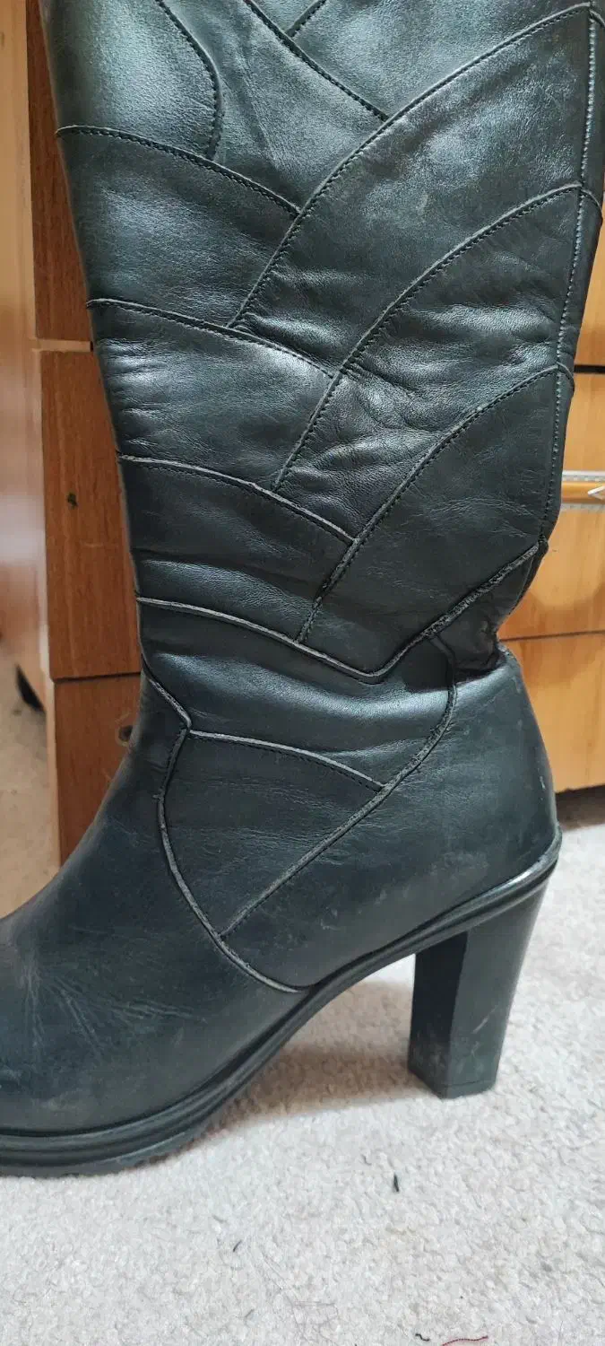 بوت چرم ساق بلند|کیف، کفش، کمربند|تهران, شهرک پاسداران|دیوار