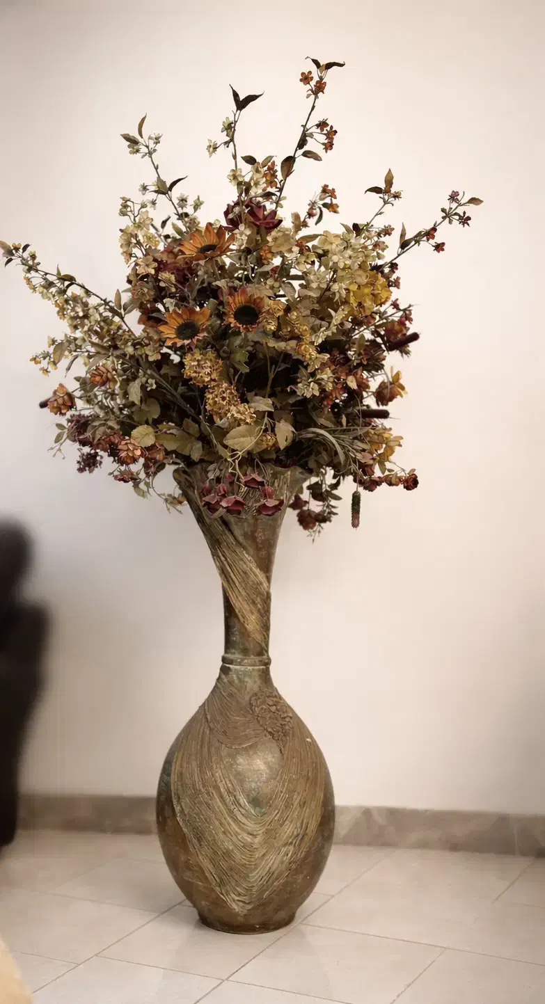 گلدان و گل مصنوعی|گل مصنوعی|ساری, |دیوار