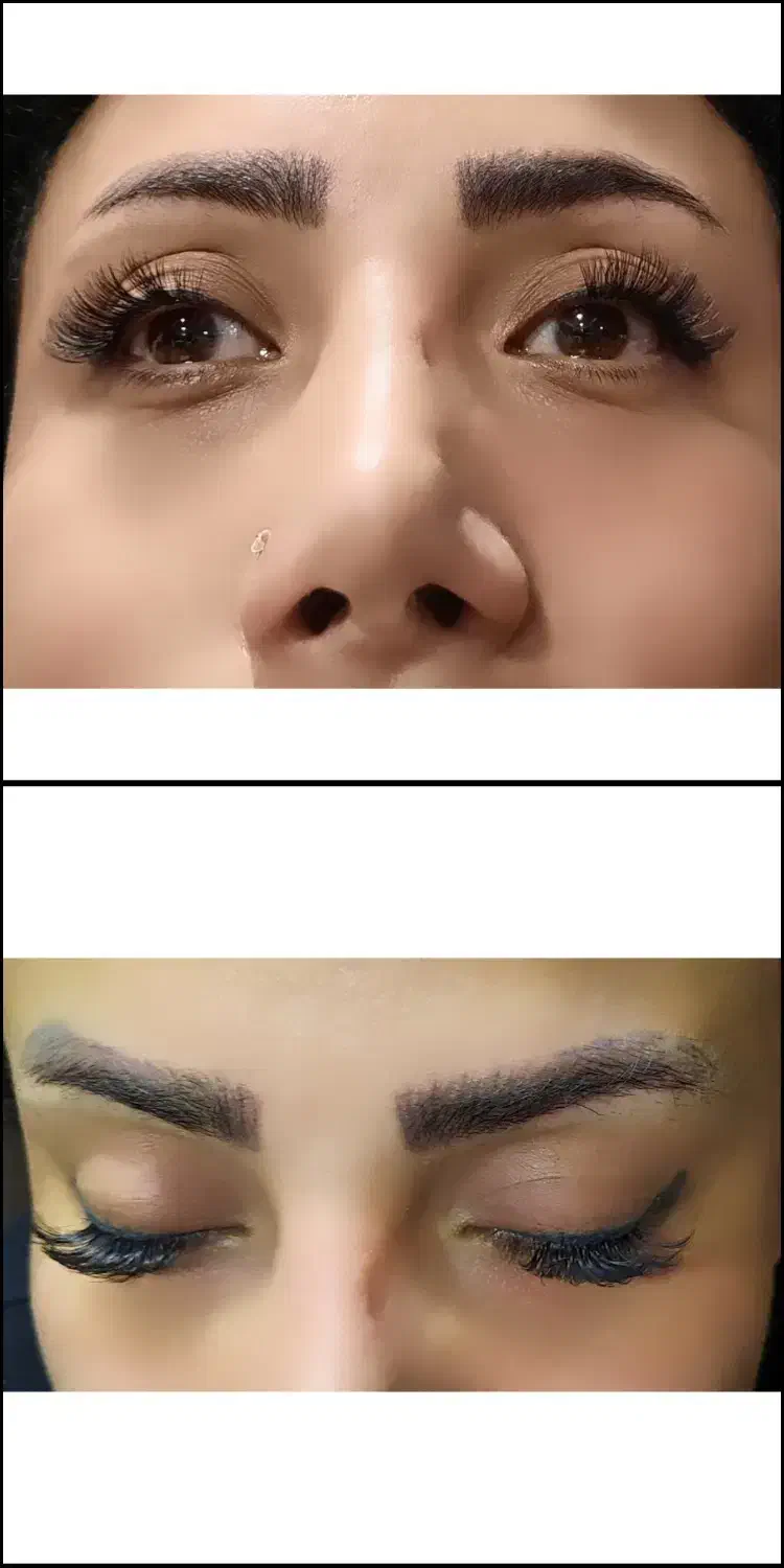 اکستنشن مژه با مواد درجه‌یک|خدمات آرایشگری و زیبایی|رشت, معلم|دیوار