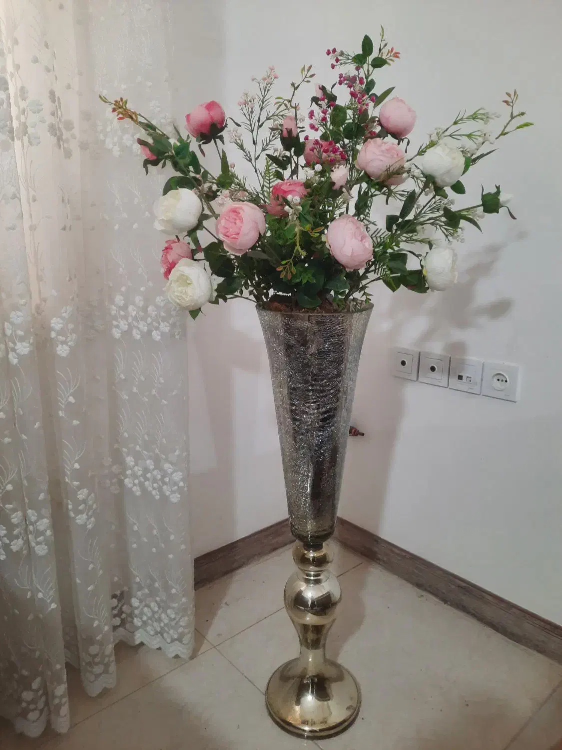 گل مصنوعی و گلدان|گل مصنوعی|جویبار, |دیوار