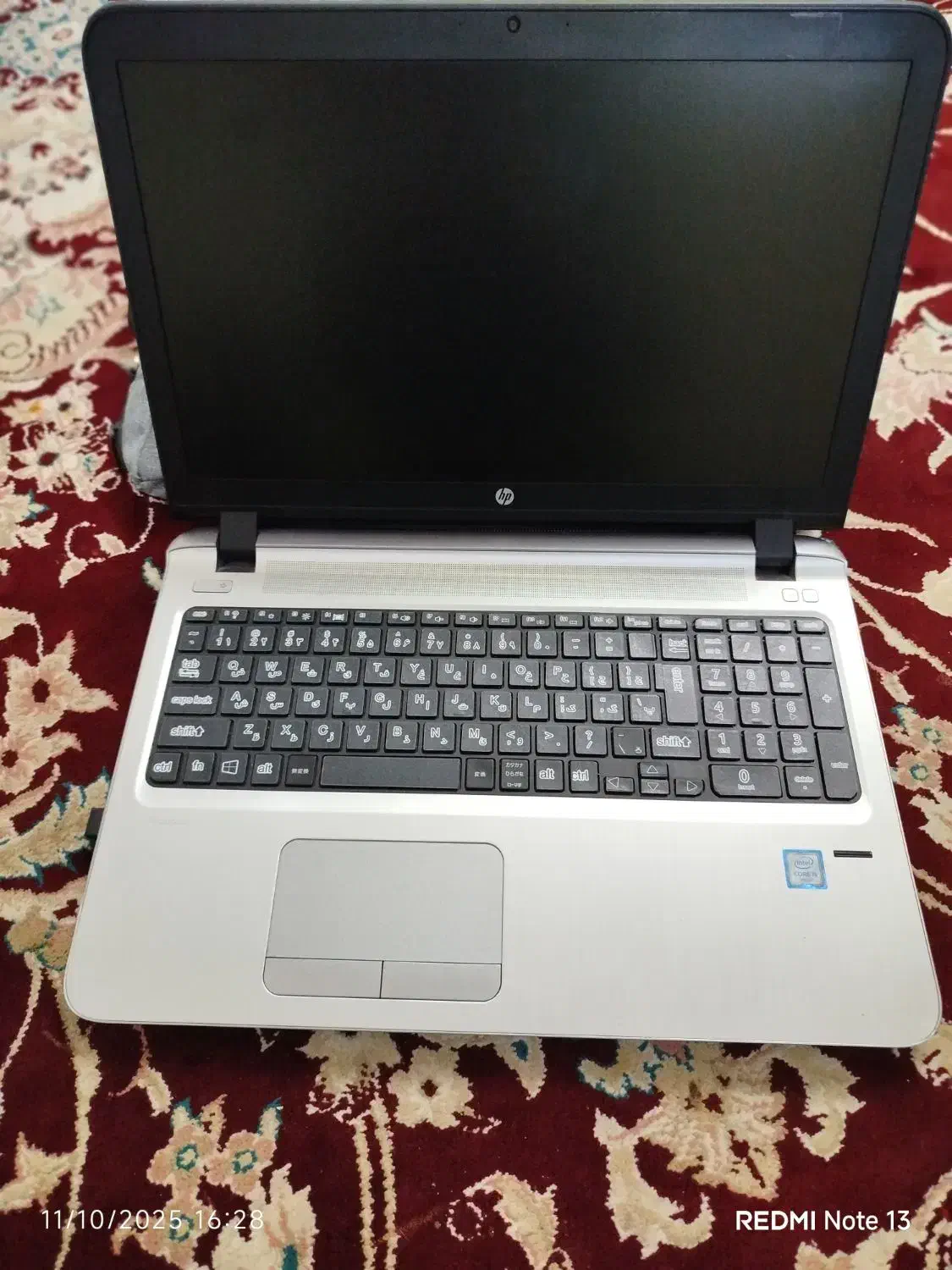 لپتاپ HPبا حافظه 256 گیگ رم8|رایانه همراه|اردکان, |دیوار