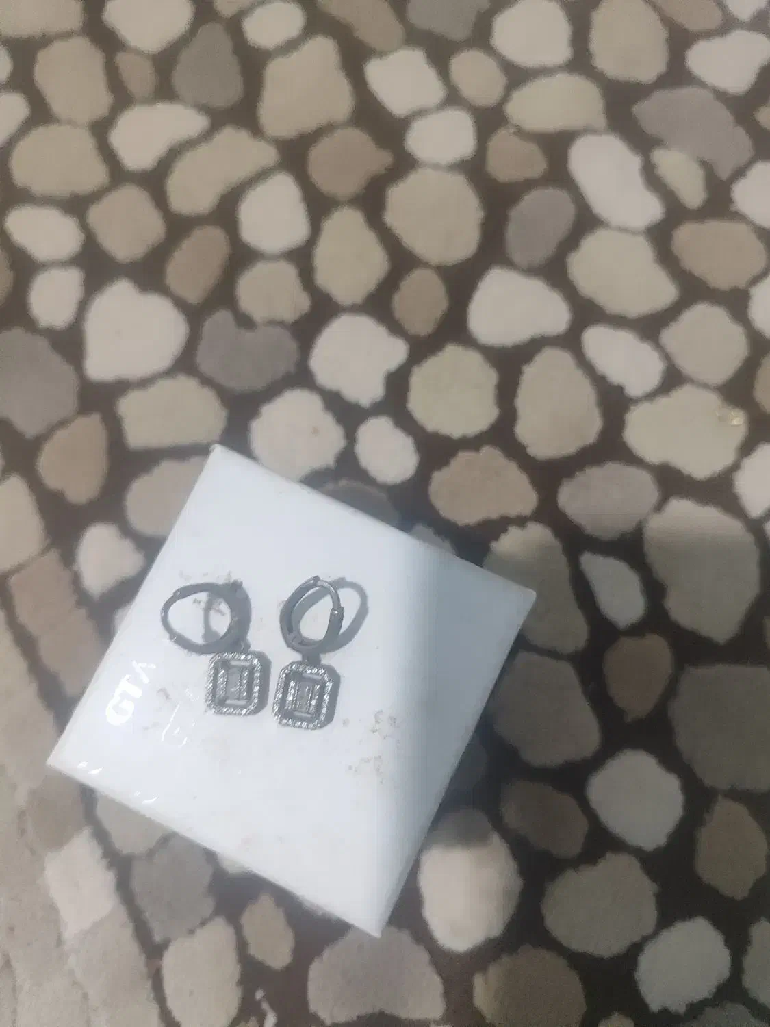 گوشواره نقره طرح جواهر|جواهرات|سنندج, |دیوار