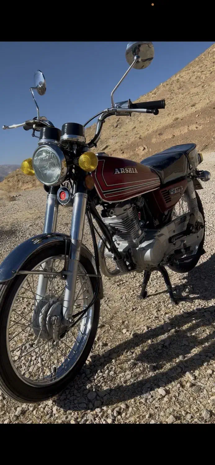 موتور ارشیا مدل 88فابریک کاملا سالم|موتورسیکلت|جونقان, |دیوار