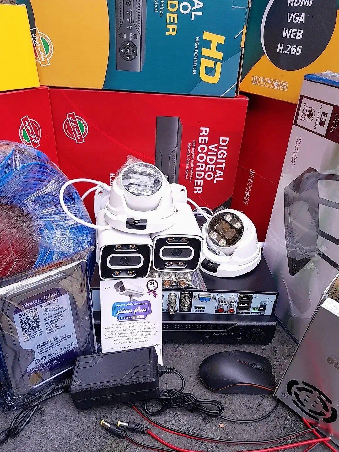 دوربین مداربسته ++/برای ذخیره سازی امن ومطمئن&|دوربین مداربسته|کهنوج, |دیوار