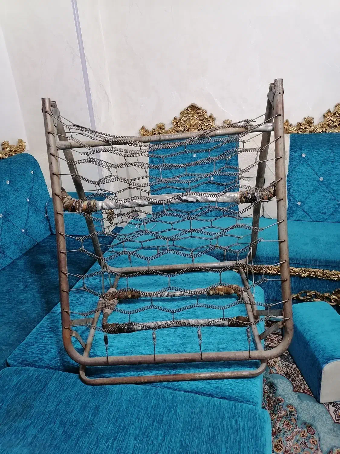 تخت خواب مسافرتی  فنری تاشو|تخت و سرویس خواب|تهران, عباسی|دیوار