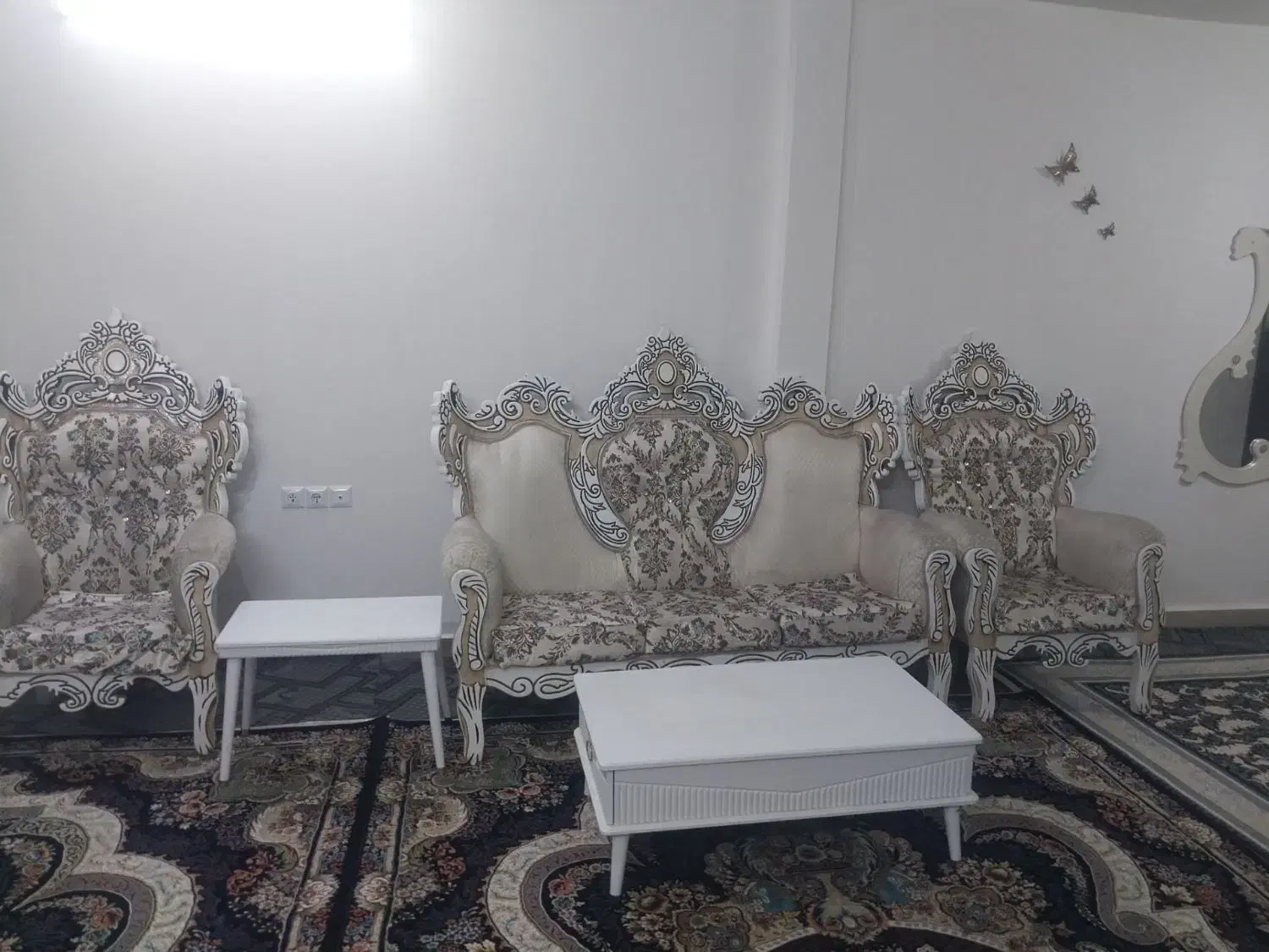 مبل سلطنتی و میز غذا خوری|مبلمان خانگی و میز عسلی|اردبیل, |دیوار