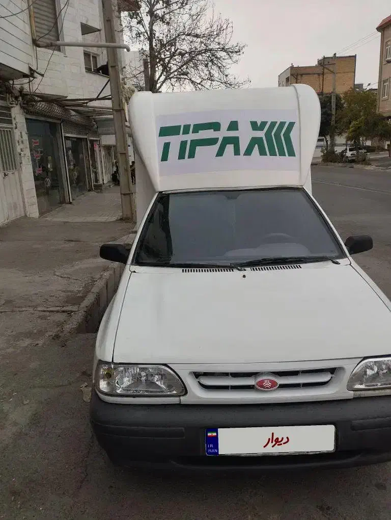 پراید وانت ۹۵ با باربند فایبرگلاس بلند|خودرو سواری و وانت|الیگودرز, |دیوار