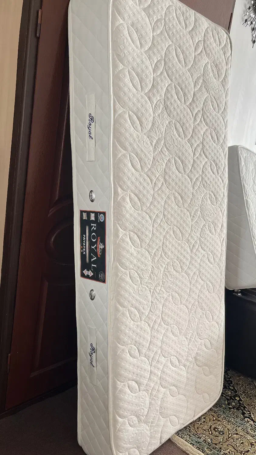 دوعدد تشک تک نفره رویال|تشک تختخواب|شبستر, |دیوار