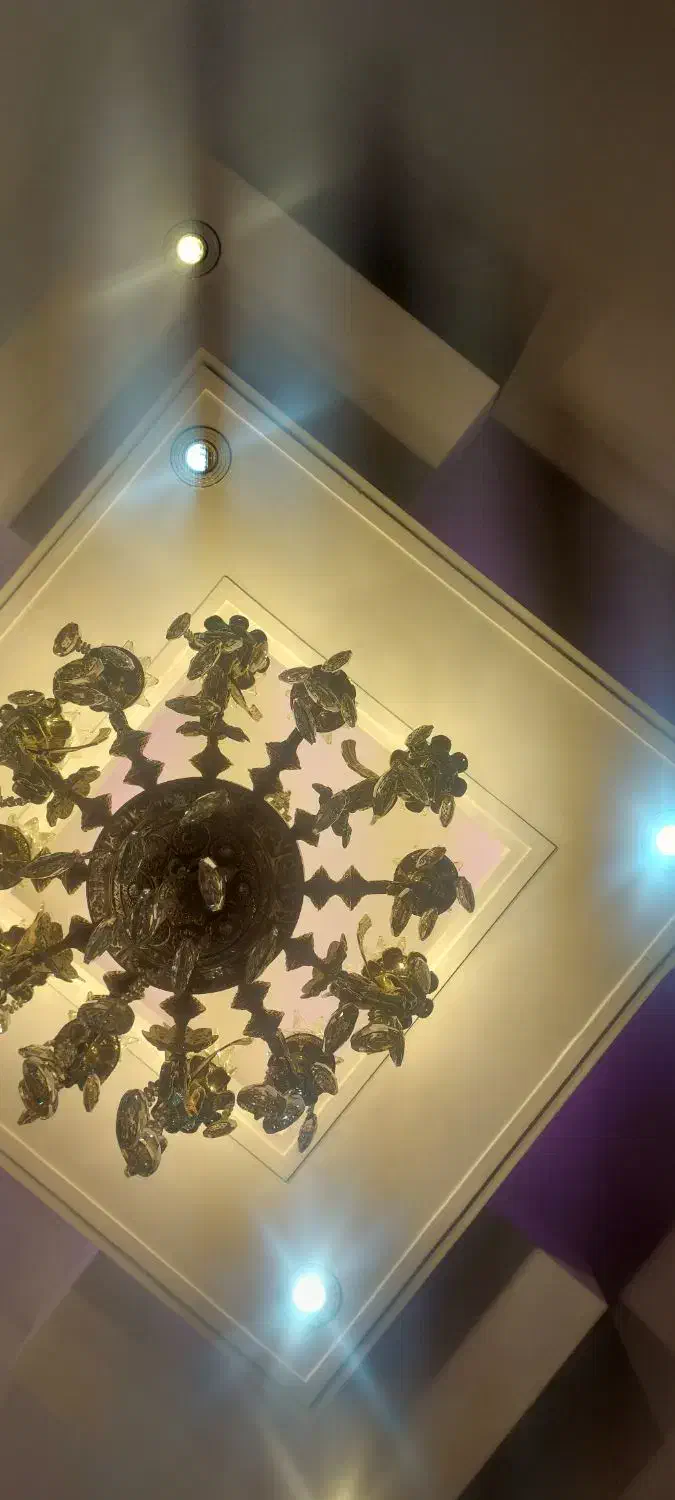 لوستر تمام برنز نونو|لوستر و چراغ آویز|بروجرد, |دیوار