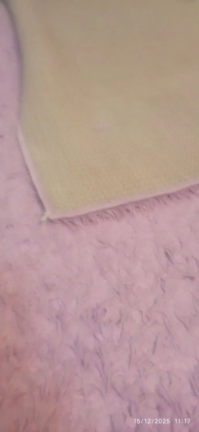 فرش فانتزی موهر دار رنگ بنفش یاسی|فرش|تهران, خلیج فارس|دیوار