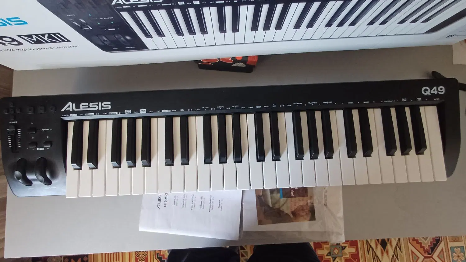 Alesis Q49 میدی کنترلر ۴۹ کلاویه کمکارکرد|پیانو، کیبورد، آکاردئون|تهران, سلسبیل شمالی|دیوار